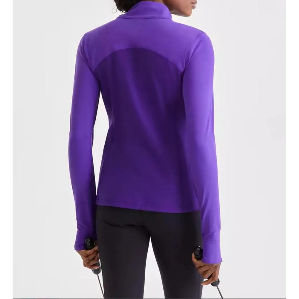 Ideology Jacket XS Purple Full‎ Zip Athletic Running Track Activewear